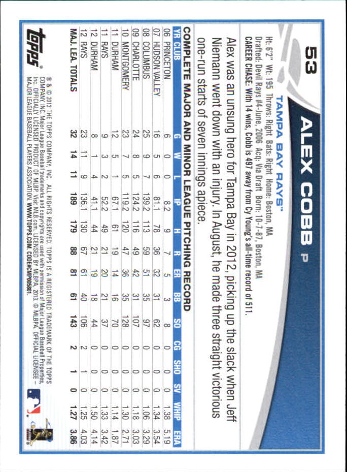 B6474- 2013 Topps Mini Baseball Card #s 1-251 -You Pick- 15+ FREE US SHIP - Picture 105 of 499