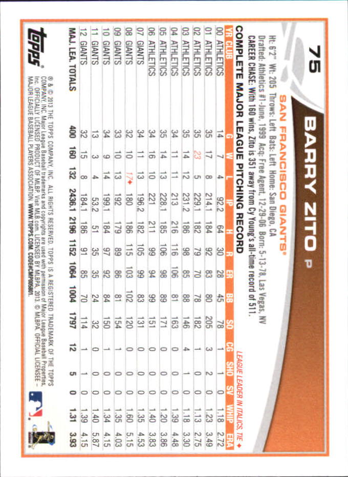 B6474- 2013 Topps Mini Baseball Card #s 1-251 -You Pick- 15+ FREE US SHIP - Picture 149 of 499