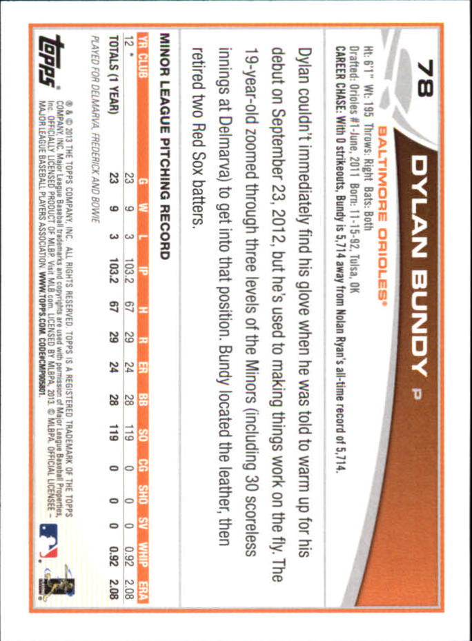 B6474- 2013 Topps Mini Baseball Card #s 1-251 -You Pick- 15+ FREE US SHIP - Picture 155 of 499