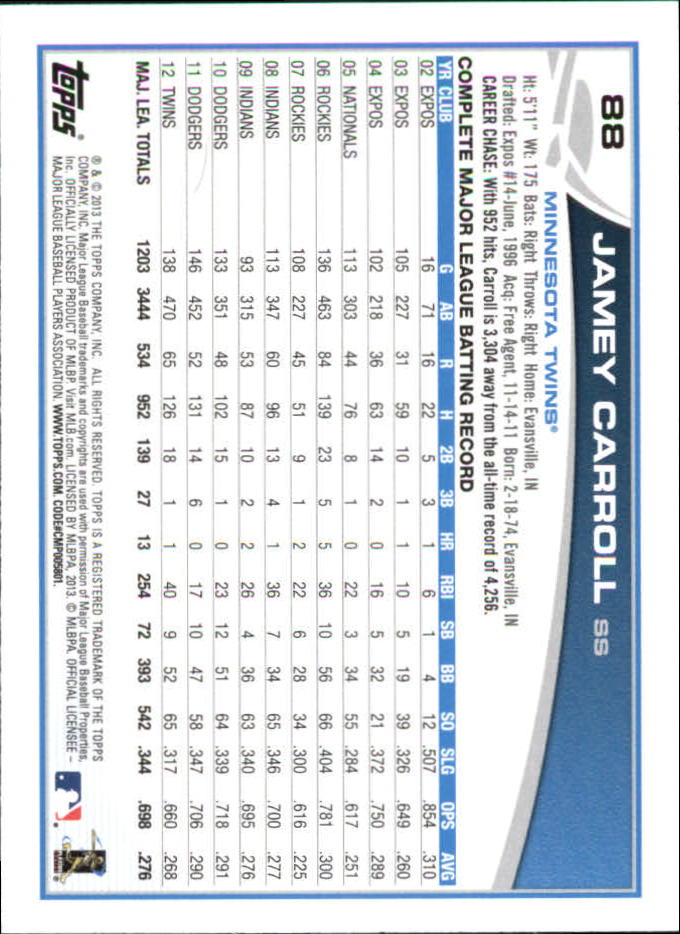 B6474- 2013 Topps Mini Baseball Card #s 1-251 -You Pick- 15+ FREE US SHIP - Picture 175 of 499