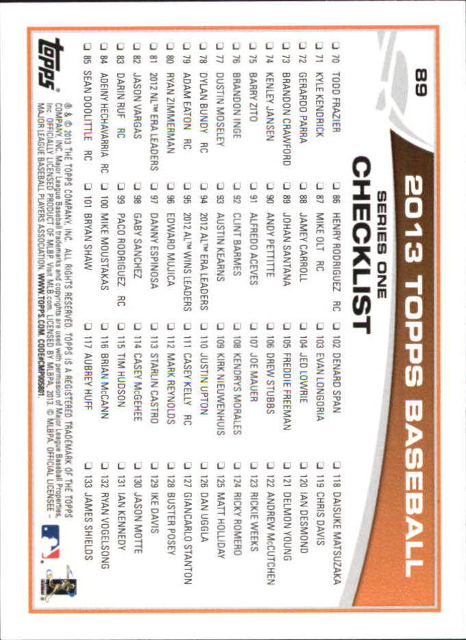 B6474- 2013 Topps Mini Baseball Card #s 1-251 -You Pick- 15+ FREE US SHIP - Picture 177 of 499