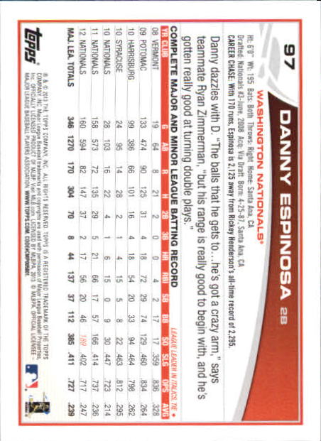 B6474- 2013 Topps Mini Baseball Card #s 1-251 -You Pick- 15+ FREE US SHIP - Picture 193 of 499