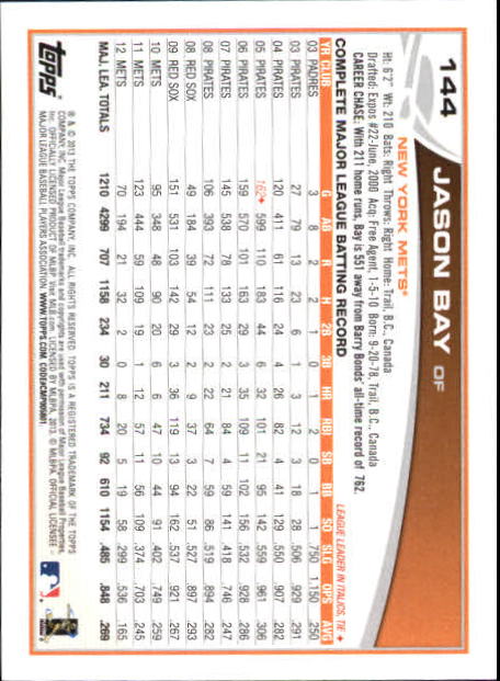 B6474- 2013 Topps Mini Baseball Card #s 1-251 -You Pick- 15+ FREE US SHIP - Picture 287 of 499