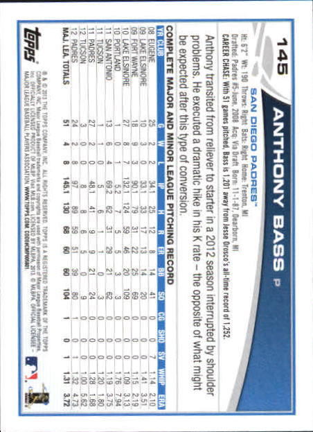 B6474- 2013 Topps Mini Baseball Card #s 1-251 -You Pick- 15+ FREE US SHIP - Picture 289 of 499