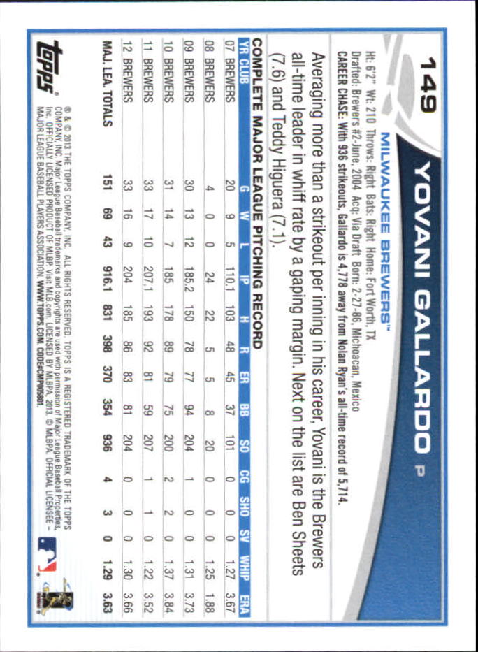 B6474- 2013 Topps Mini Baseball Card #s 1-251 -You Pick- 15+ FREE US SHIP - Picture 297 of 499