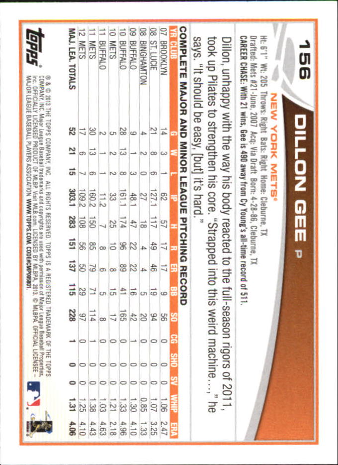 B6474- 2013 Topps Mini Baseball Card #s 1-251 -You Pick- 15+ FREE US SHIP - Picture 311 of 499