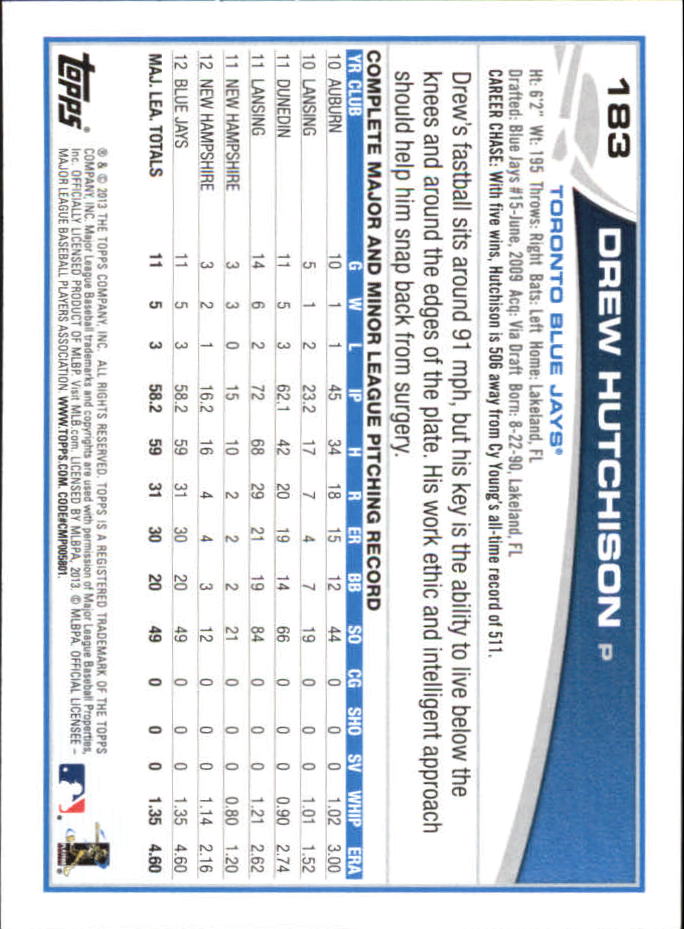 B6474- 2013 Topps Mini Baseball Card #s 1-251 -You Pick- 15+ FREE US SHIP - Picture 365 of 499