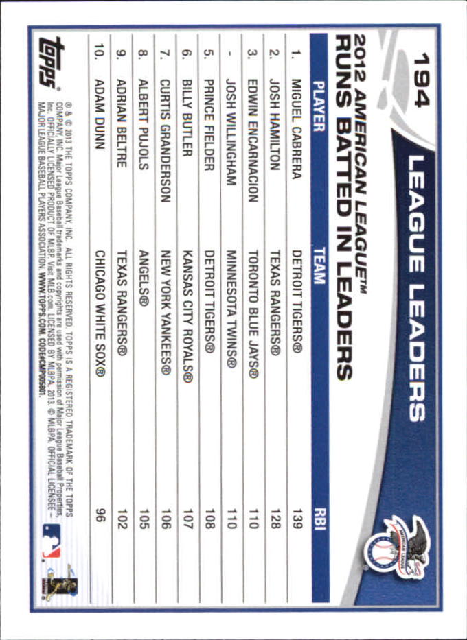 B6474- 2013 Topps Mini Baseball Card #s 1-251 -You Pick- 15+ FREE US SHIP - Picture 385 of 499