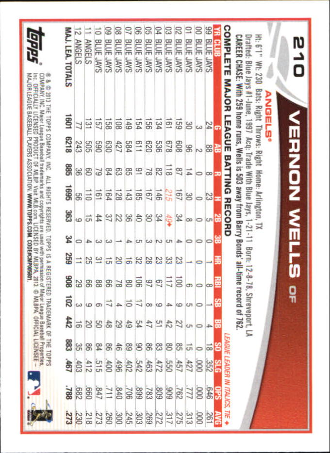 B6474- 2013 Topps Mini Baseball Card #s 1-251 -You Pick- 15+ FREE US SHIP - Picture 417 of 499