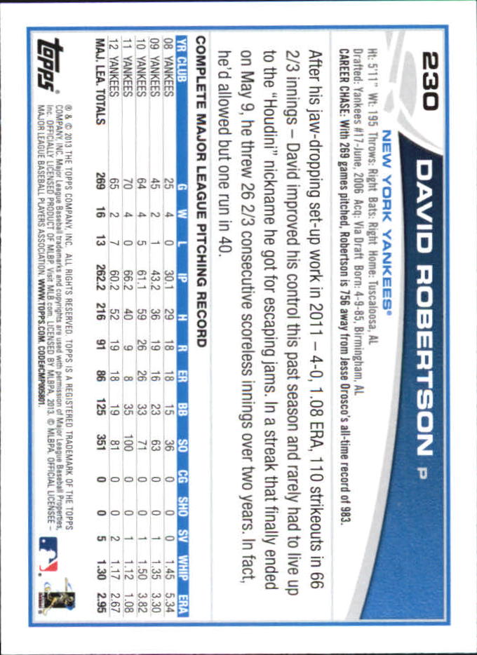 B6474- 2013 Topps Mini Baseball Card #s 1-251 -You Pick- 15+ FREE US SHIP - Picture 457 of 499