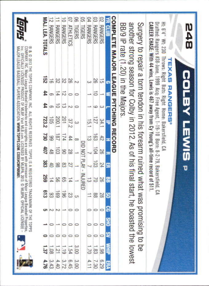 B6474- 2013 Topps Mini Baseball Card #s 1-251 -You Pick- 15+ FREE US SHIP - Picture 493 of 499