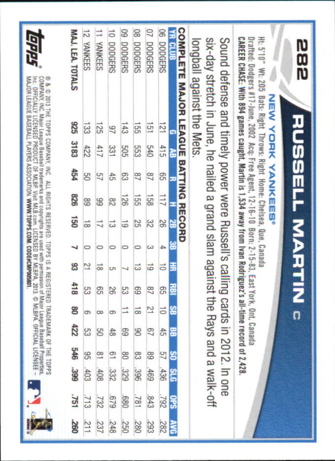 B6474- 2013 Topps Mini Baseball Card #s 252-500 -You Pick- 15+ FREE US SHIP - Picture 63 of 485