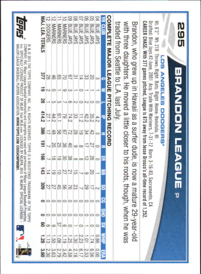 B6474- 2013 Topps Mini Baseball Card #s 252-500 -You Pick- 15+ FREE US SHIP - Picture 89 of 485