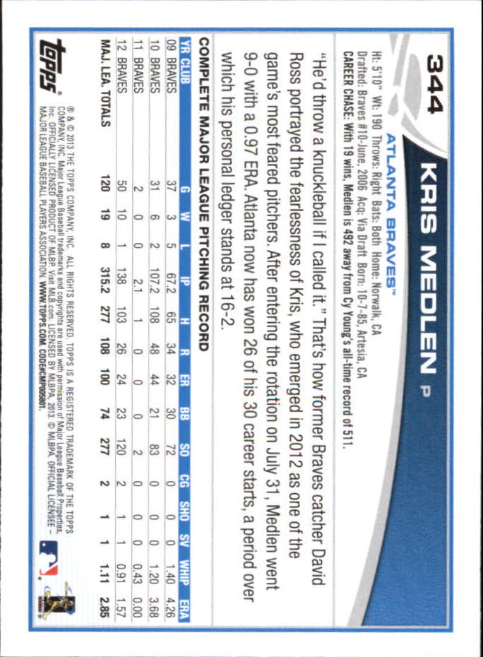 B6474- 2013 Topps Mini Baseball Card #s 252-500 -You Pick- 15+ FREE US SHIP - Picture 185 of 485