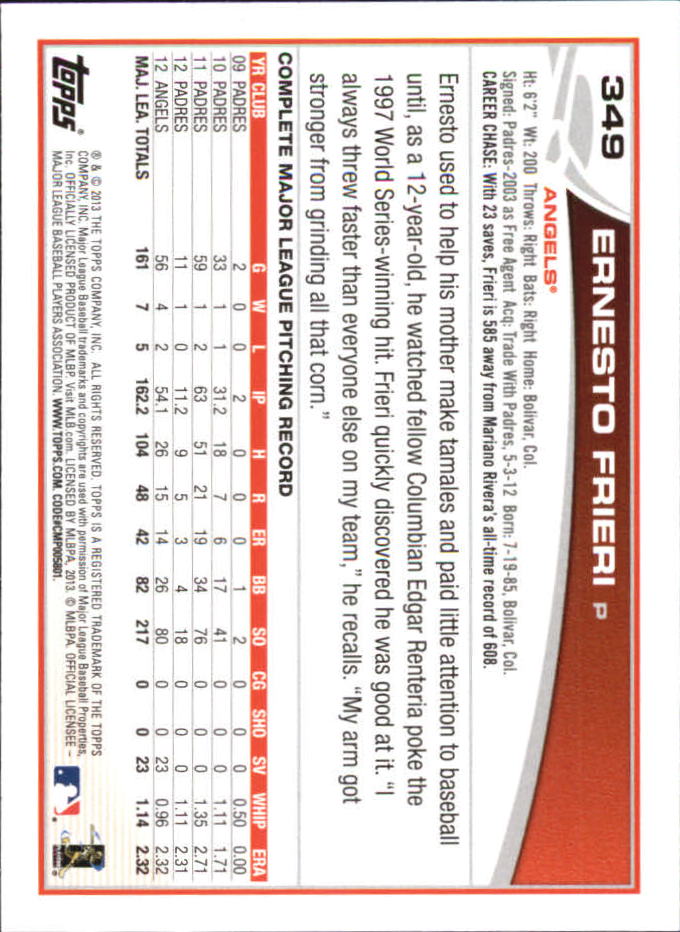 B6474- 2013 Topps Mini Baseball Card #s 252-500 -You Pick- 15+ FREE US SHIP - Picture 195 of 485