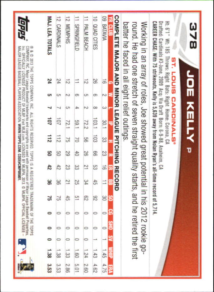 B6474- 2013 Topps Mini Baseball Card #s 252-500 -You Pick- 15+ FREE US SHIP - Picture 249 of 485