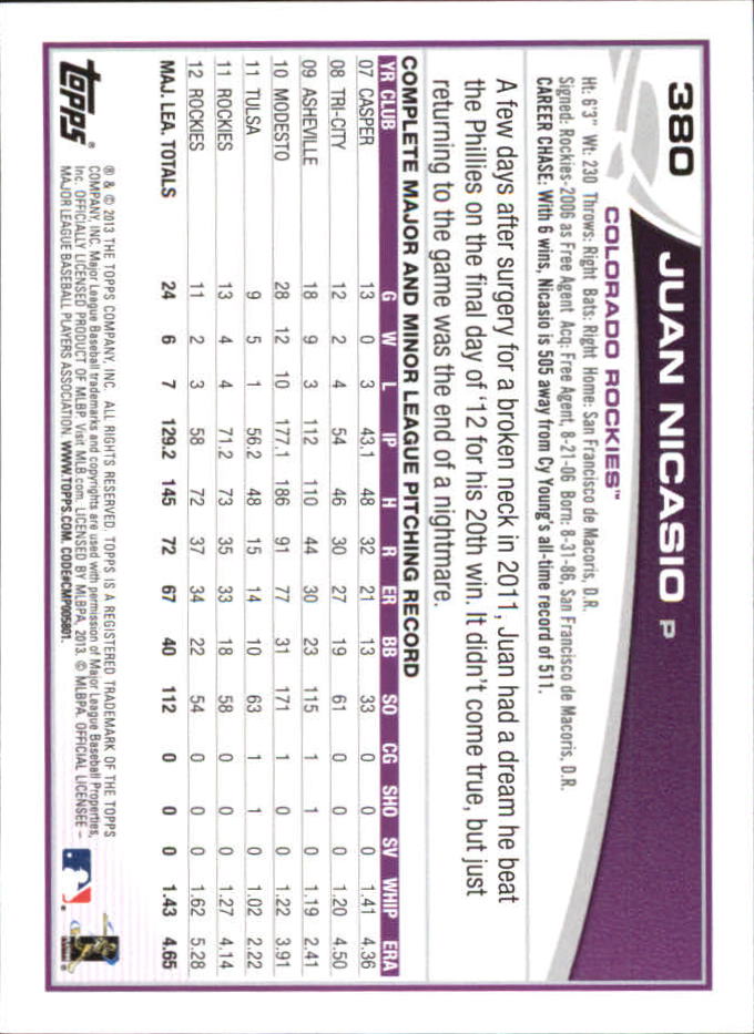B6474- 2013 Topps Mini Baseball Card #s 252-500 -You Pick- 15+ FREE US SHIP - Picture 251 of 485