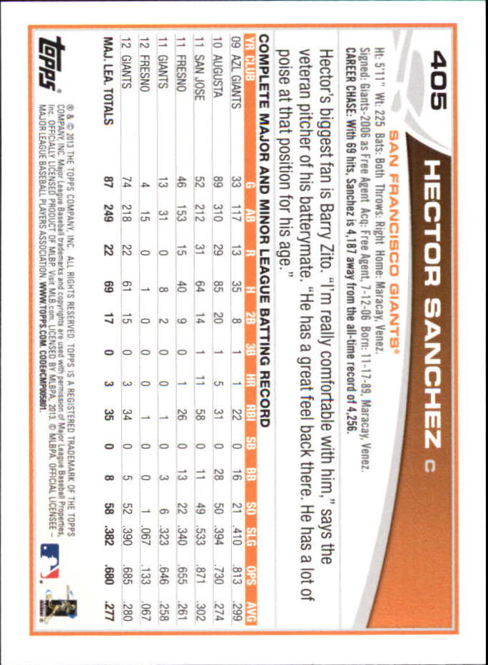 B6474- 2013 Topps Mini Baseball Card #s 252-500 -You Pick- 15+ FREE US SHIP - Picture 301 of 485