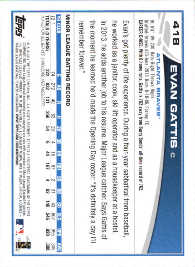 B6474- 2013 Topps Mini Baseball Card #s 252-500 -You Pick- 15+ FREE US SHIP - Picture 327 of 485