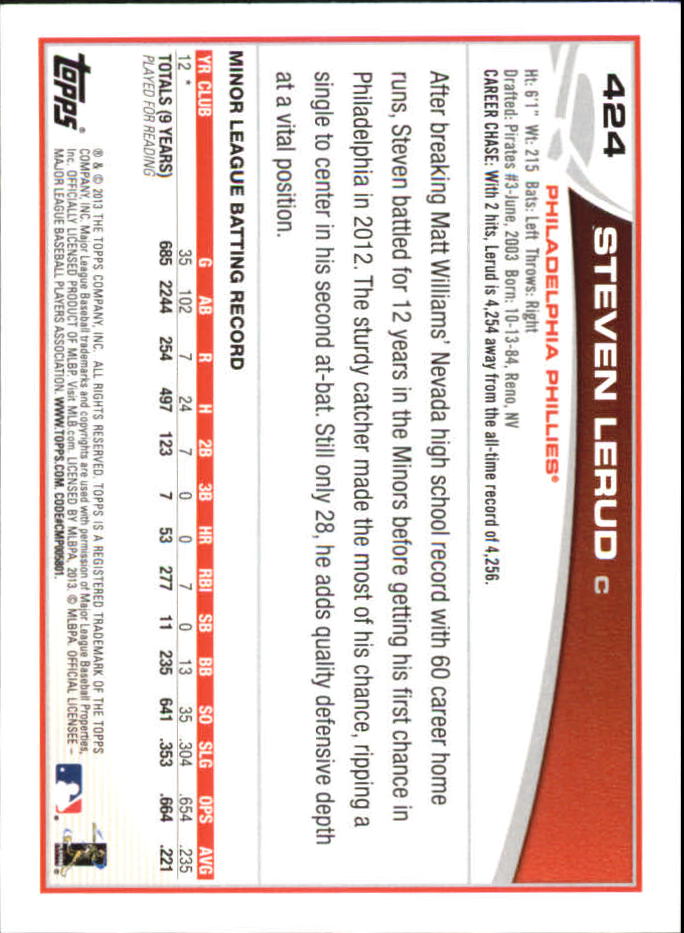B6474- 2013 Topps Mini Baseball Card #s 252-500 -You Pick- 15+ FREE US SHIP - Picture 337 of 485