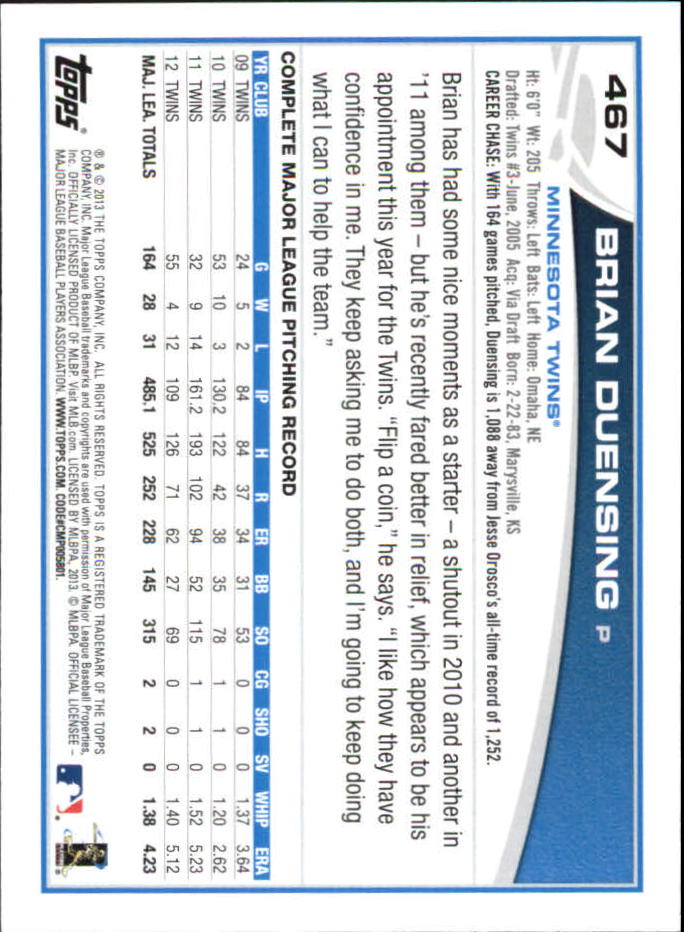 B6474- 2013 Topps Mini Baseball Card #s 252-500 -You Pick- 15+ FREE US SHIP - Picture 421 of 485
