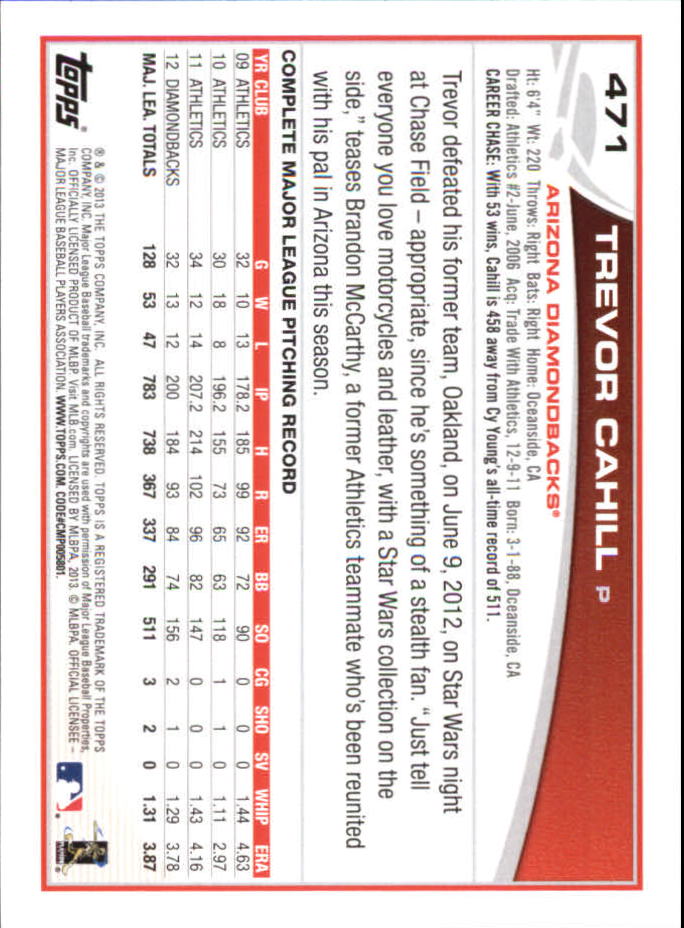B6474- 2013 Topps Mini Baseball Card #s 252-500 -You Pick- 15+ FREE US SHIP - Picture 427 of 485