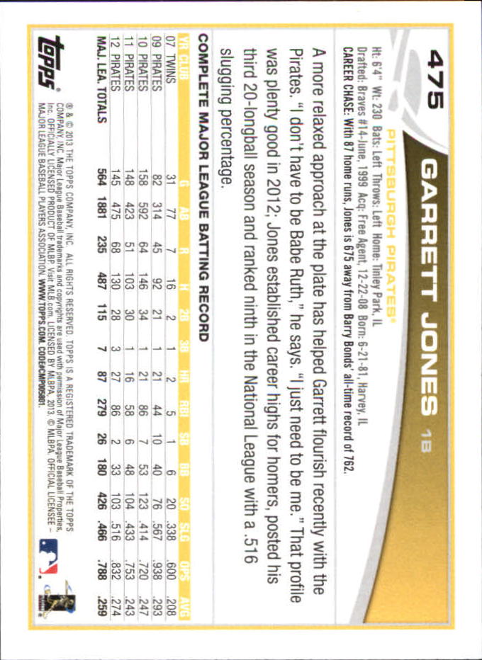 B6474- 2013 Topps Mini Baseball Card #s 252-500 -You Pick- 15+ FREE US SHIP - Picture 433 of 485