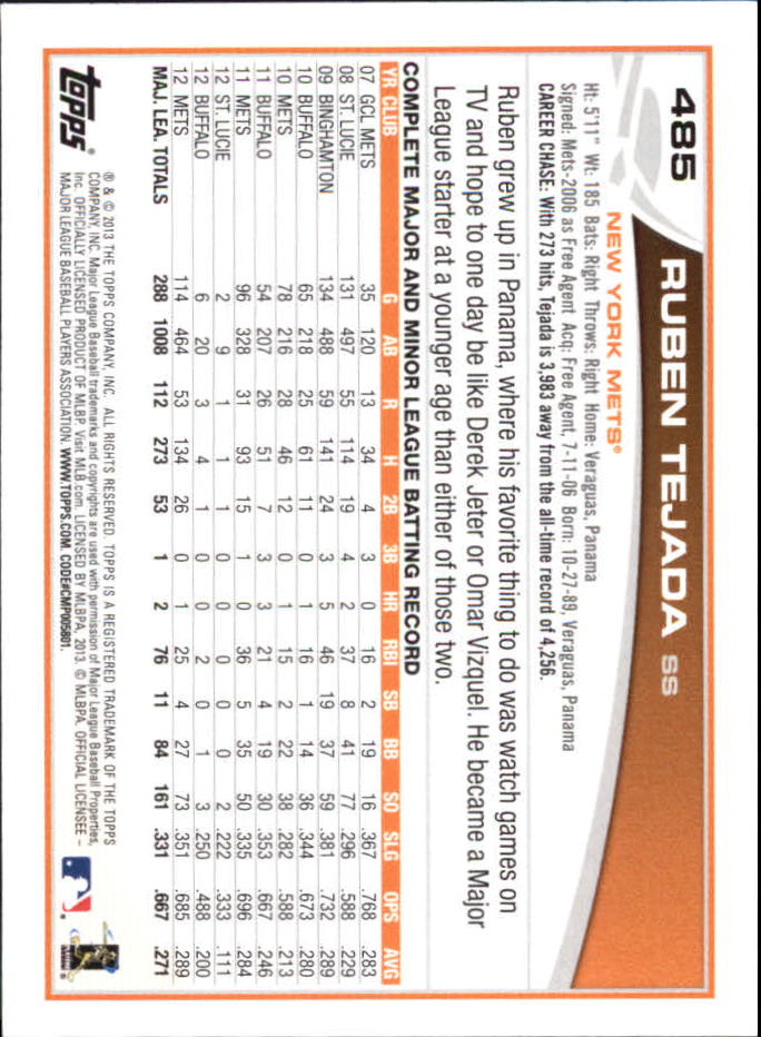 B6474- 2013 Topps Mini Baseball Card #s 252-500 -You Pick- 15+ FREE US SHIP - Picture 453 of 485