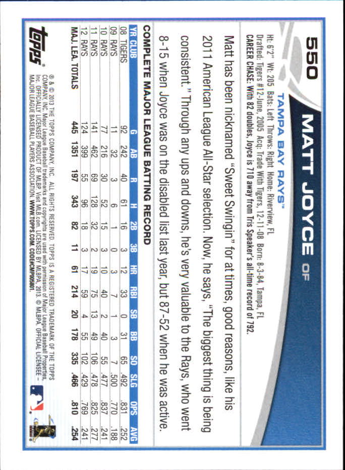 B6474- 2013 Topps Mini Baseball Card #s 502-660 -You Pick- 15+ FREE US SHIP - Picture 95 of 309