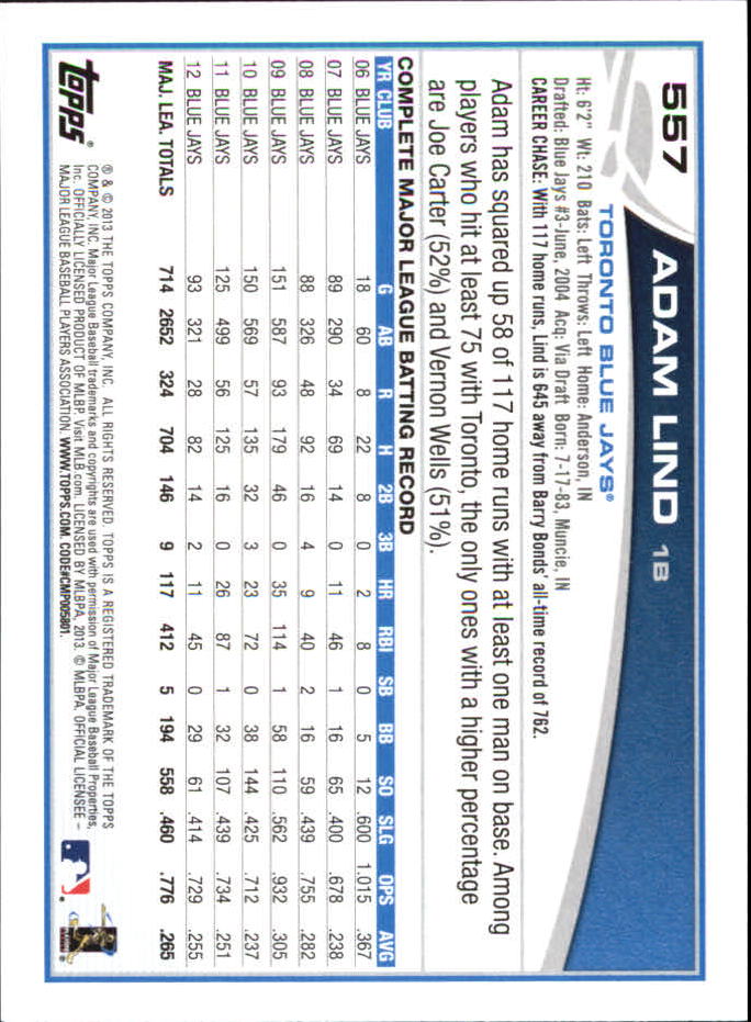 B6474- 2013 Topps Mini Baseball Card #s 502-660 -You Pick- 15+ FREE US SHIP - Picture 109 of 309