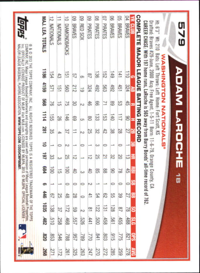 B6474- 2013 Topps Mini Baseball Card #s 502-660 -You Pick- 15+ FREE US SHIP - Picture 151 of 309