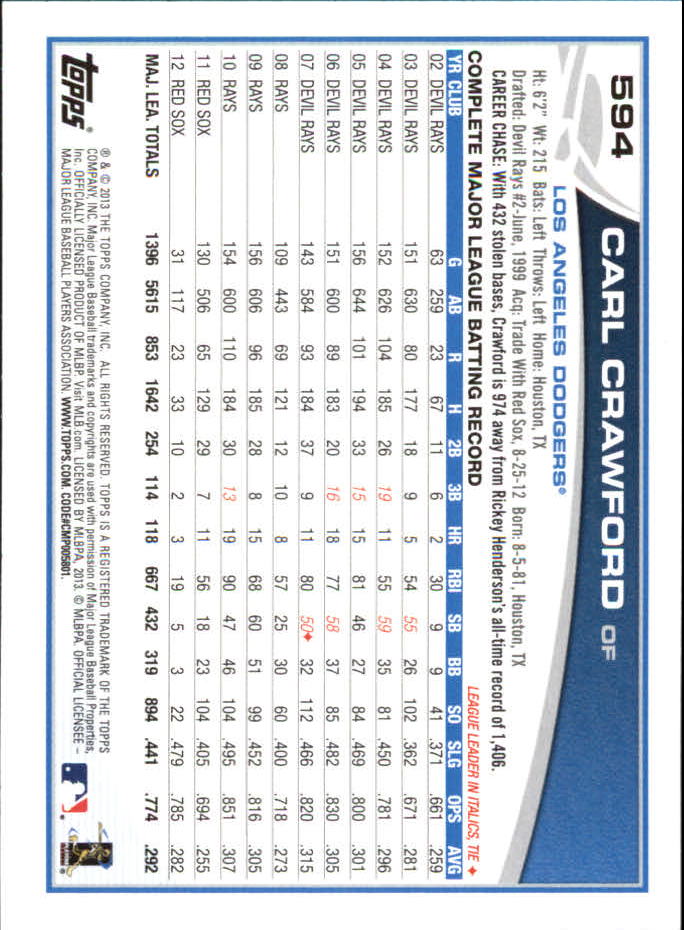 B6474- 2013 Topps Mini Baseball Card #s 502-660 -You Pick- 15+ FREE US SHIP - Picture 181 of 309