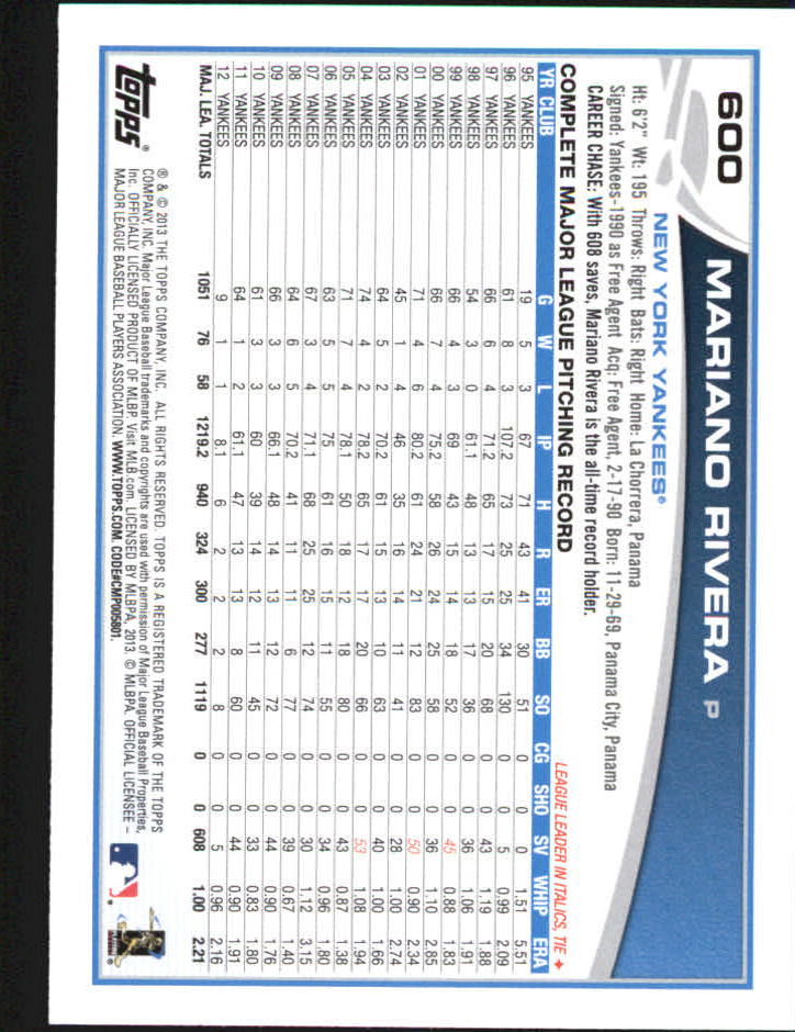 B6474- 2013 Topps Mini Baseball Card #s 502-660 -You Pick- 15+ FREE US SHIP - Picture 191 of 309
