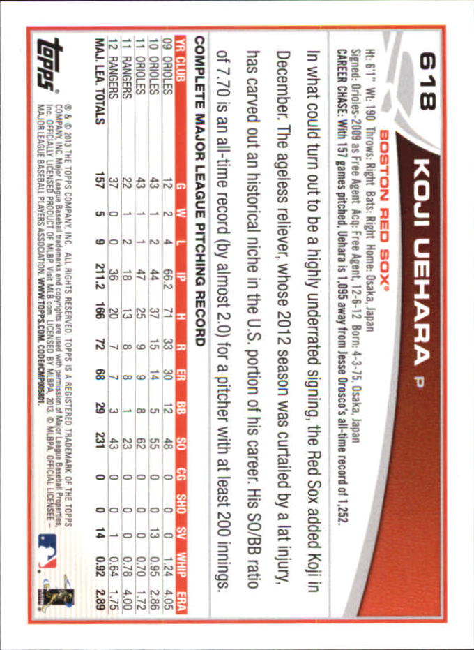 B6474- 2013 Topps Mini Baseball Card #s 502-660 -You Pick- 15+ FREE US SHIP - Picture 227 of 309