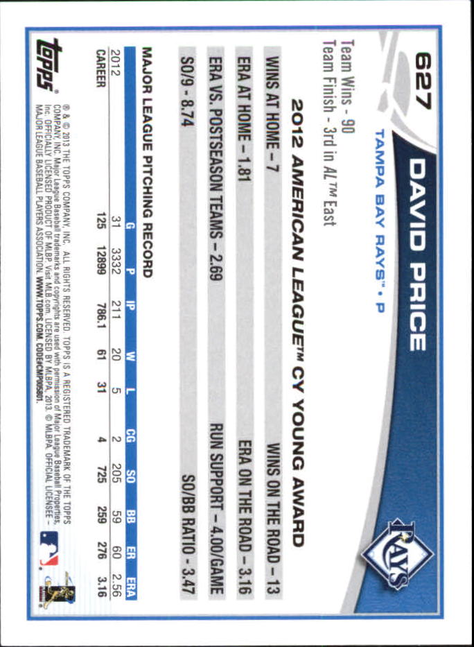 B6474- 2013 Topps Mini Baseball Card #s 502-660 -You Pick- 15+ FREE US SHIP - Picture 244 of 309