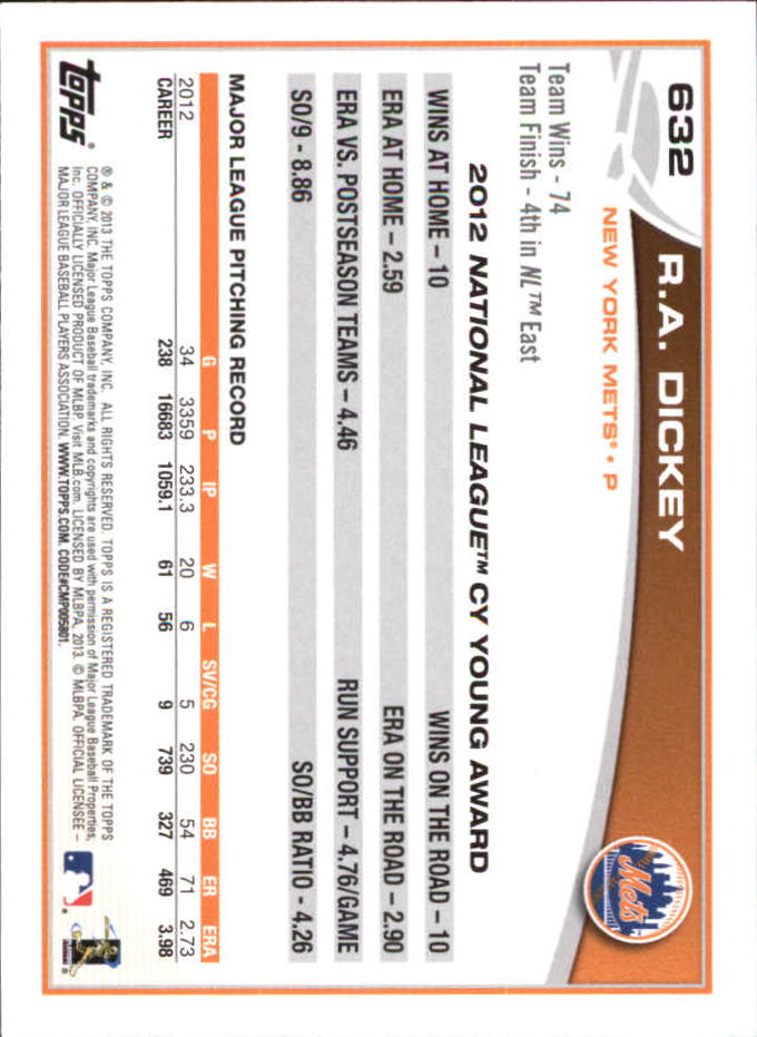 B6474- 2013 Topps Mini Baseball Card #s 502-660 -You Pick- 15+ FREE US SHIP - Picture 254 of 309