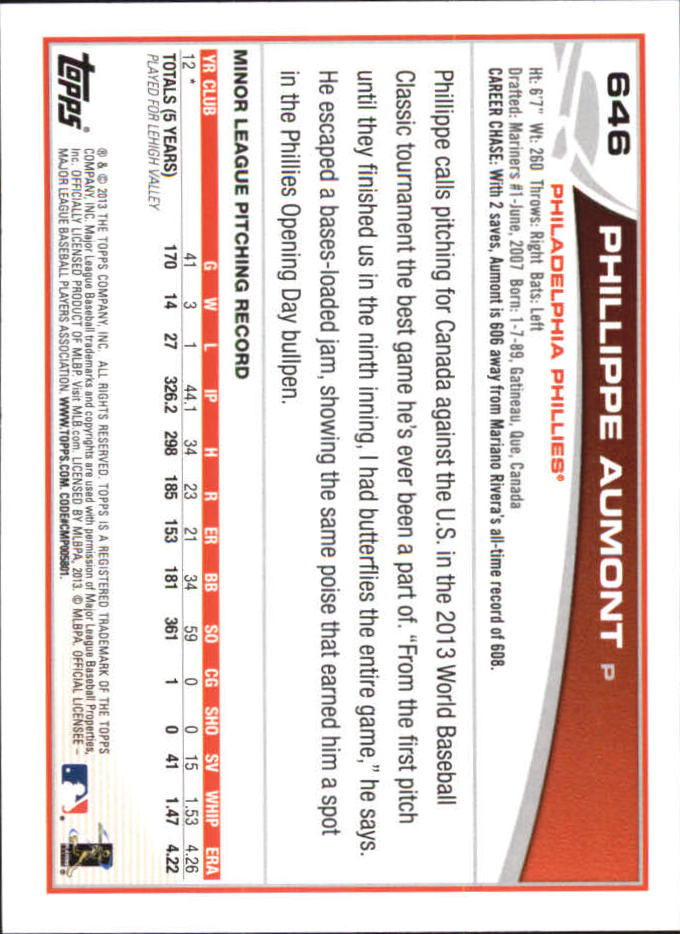 B6474- 2013 Topps Mini Baseball Card #s 502-660 -You Pick- 15+ FREE US SHIP - Picture 281 of 309