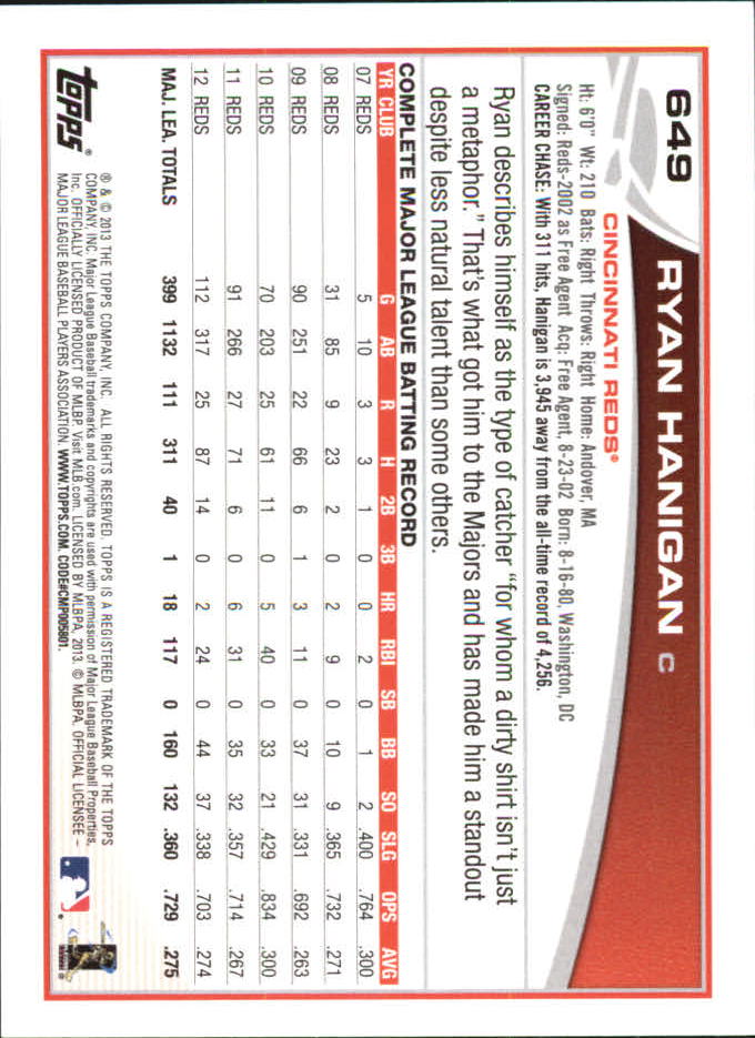 B6474- 2013 Topps Mini Baseball Card #s 502-660 -You Pick- 15+ FREE US SHIP - Picture 287 of 309