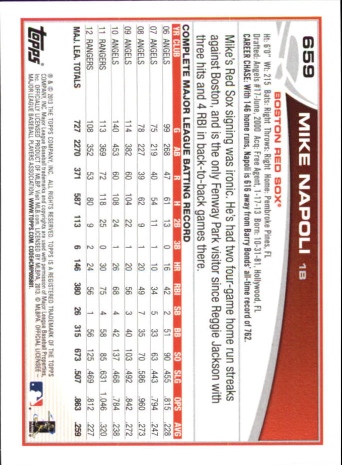 B6474- 2013 Topps Mini Baseball Card #s 502-660 -You Pick- 15+ FREE US SHIP - Picture 307 of 309