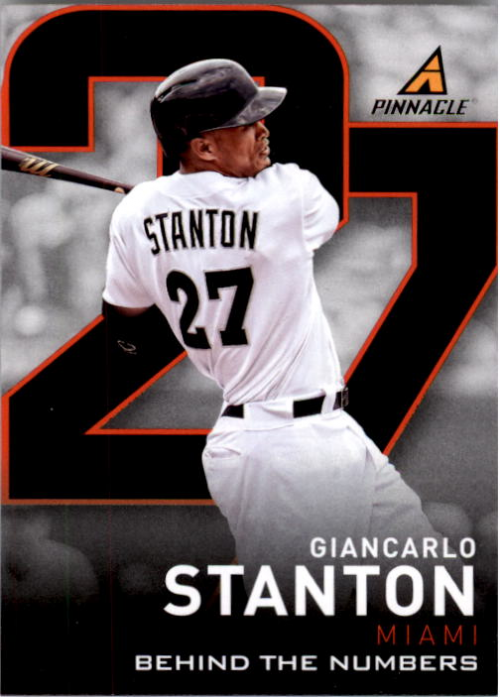2013 Pinnacle Behind the Numbers #6 Giancarlo Stanton