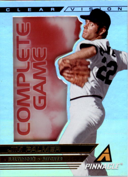 2013 Pinnacle Clear Vision Pitching Complete Game #24 Jim Palmer