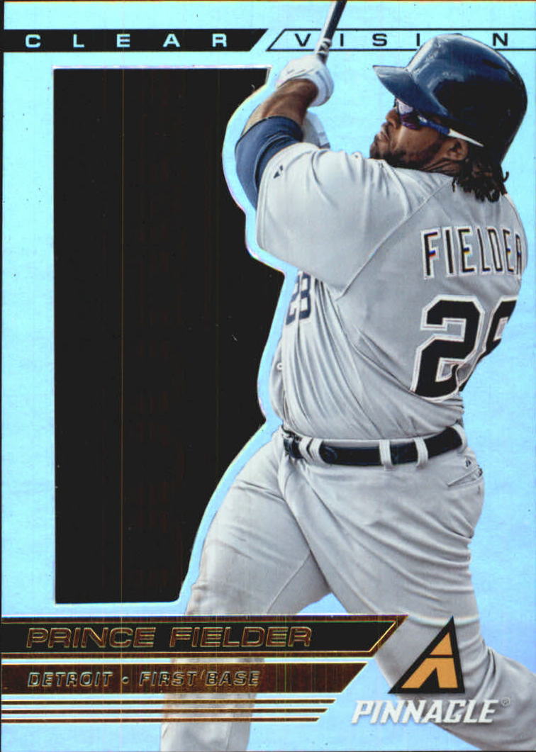 2013 Pinnacle Clear Vision Hitting Double #24 Prince Fielder