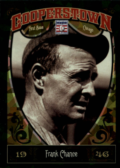 2013 Panini Cooperstown Green Crystal #10 Frank Chance