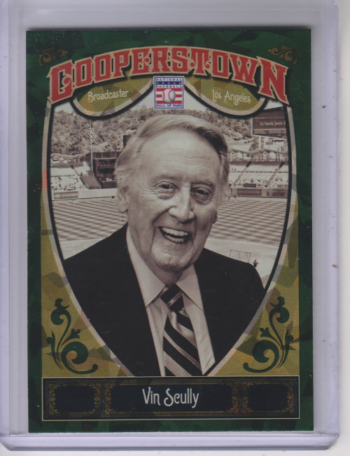 2013 Panini Cooperstown Green Crystal #65 Vin Scully