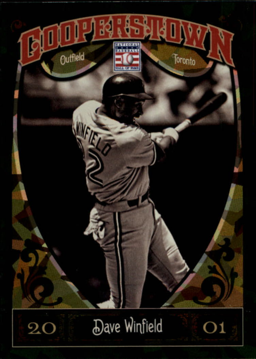 2013 Panini Cooperstown Green Crystal #98 Dave Winfield