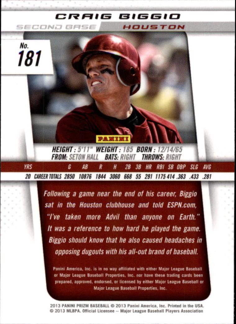 Craig Biggio cards (1990-2023) Astros - You Choose - Bild 287 von 312