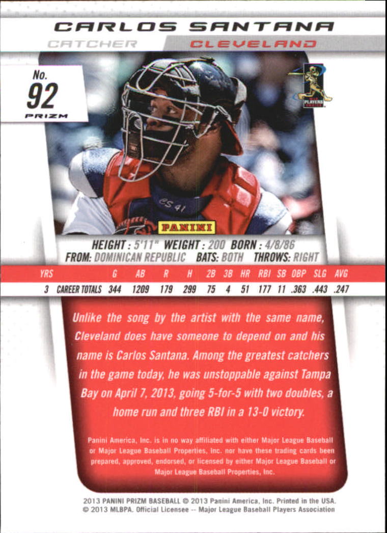 A6790- 2013 Panini Prizm Baseball Cards Group 3 -You Pick- 15+ FREE US SHIP - Picture 104 of 263