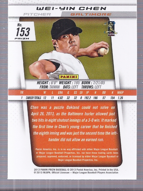 A6790- 2013 Panini Prizm Baseball Cards Group 3 -You Pick- 15+ FREE US SHIP - Picture 26 of 263