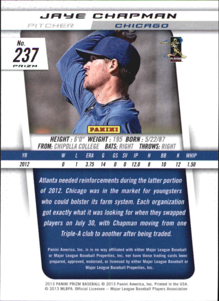 A6790- 2013 Panini Prizm Baseball Cards Group 3 -You Pick- 15+ FREE US SHIP - Picture 83 of 263