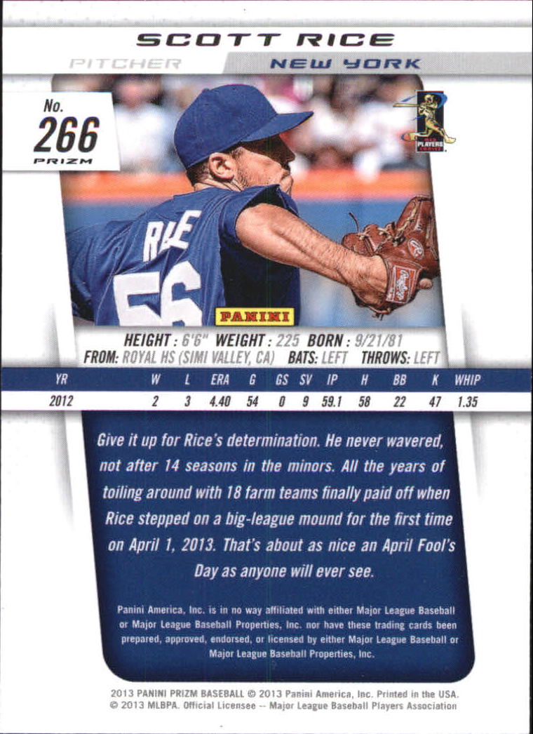 A6790- 2013 Panini Prizm Baseball Cards Group 3 -You Pick- 15+ FREE US SHIP - Picture 223 of 263